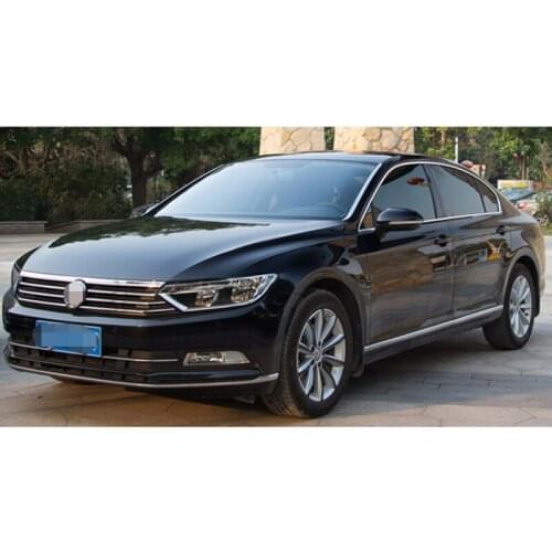 Stainless steel car front window trims for volkswagen passat b8 2016 2017 2018