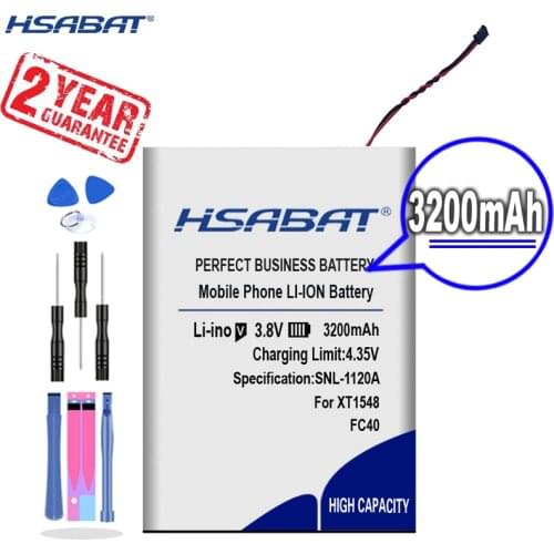 HSABAT New 3200mAh FC40 Battery for Motorola Moto G 2015 Moto G3 XT1540 XT1541 XT1543 XT1548 XT1544 XT1550 XT1557 Accumulator