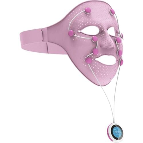 Portable Charging Soft Gel Mask Apparatus Photon Therapy Quick Face Lifting Beauty Machine Vibration Lift Massage Tool