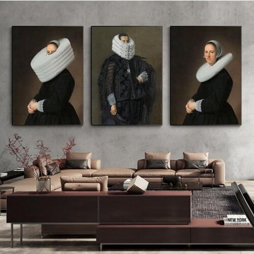 Portrait of Adriana Croes Canvas Paintings Art Wall By Rembrandt Famous Wall Art Posters and Prints Cuadros Wall Poster Decor