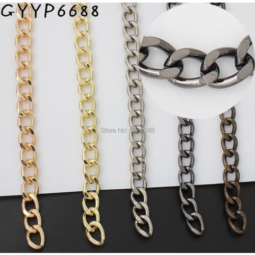 3.0mm 17x12mm 6 colors metal chain strap bag parts easy matching DIY handles Accessory Factory Quality Plating Cover Wholesale
