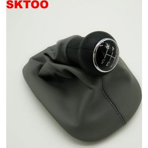 SKTOO 5 Speed Gear Shift Knob Gaitor gray for VW PASSAT B5 for Volkswagen high quality Durable 2018 New