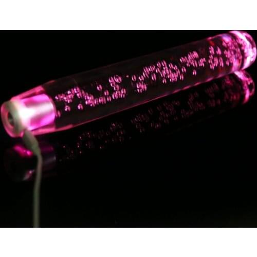 Car Truck Replacement Acrylic Shifter Knob with 7Colour LED Illuminated 25cm