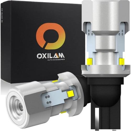 OXILAM 2Pcs 12000LM T15 921LED Bulb 912 W16W LED Canbus Error Free Reverse Light Super Bright Car Exterior Lamp 6500K White