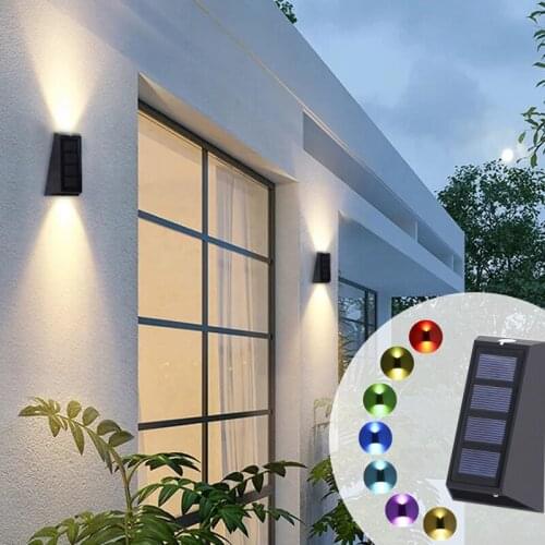 Solar Led Light Outdoor Wall Lamp Garden Decoration Outdoor Street Lights Solar Power Garden Light Waterproof Solar Lamp