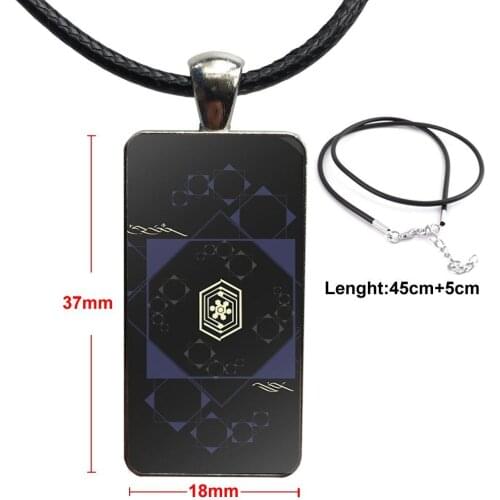 Warframe Excalibur For Women Party Gift Brand Stainless Steel Color Jewelry Fashion Statement Necklace Glass Necklaces Pendants