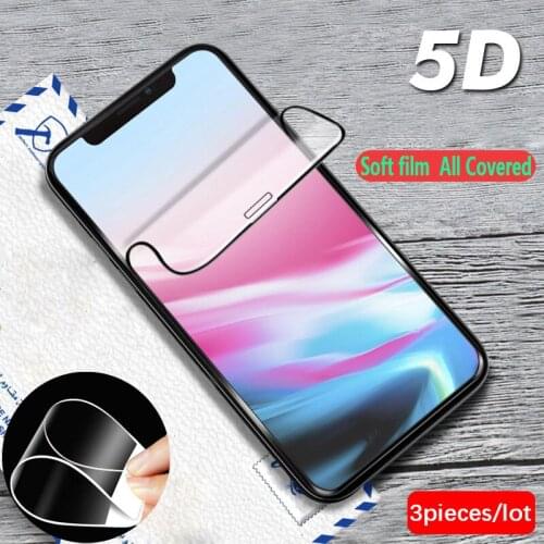 Mobile Phone Screen Protector Membrane For Huawei enjoy 8plus/y9 Clear Full Cover White Edge Tempered Glass Film Waterproof 9H