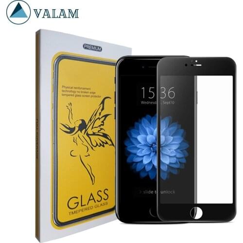 VALAM Tempered Glass Screen Protector For iPhone 6 9H Hardness For iPhone 6 plus Full Cover 3D Curved Edge For iPhone 6s 6s plus