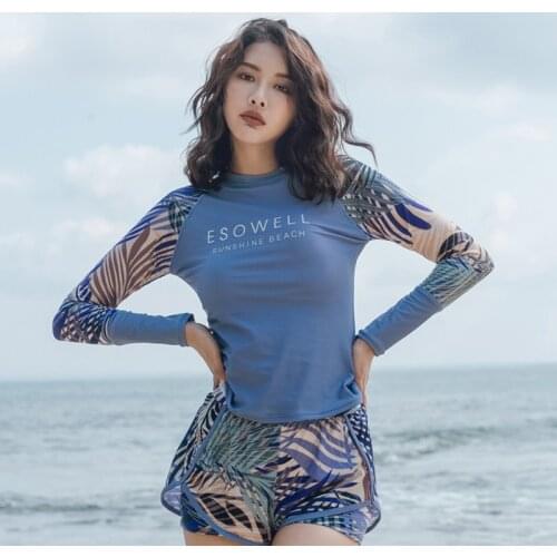 Womens Summer Suit High Waist Swimsuit 2019 Rashguard Kitesurf Swimming Swimwear New Arrivals Sports Leisure Polyester