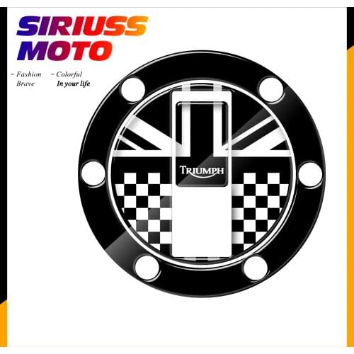 3D Motorcycle Sticker Gas Fuel Cap Cover Protector Decal Case for TRIUMPH DAYTONA 600 650 675 675R 955i BONNEVILLE