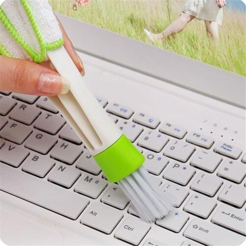 Household Clean Tool Keyboard Dust Collector double slider Computer Clean Tools Window Blinds Cleaner Levert Dropship