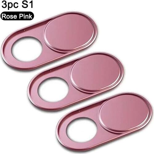 3PCS Webcam Cover Pink For Laptops Fisheye for Phone iPad Macbook Portable Camera Cover Webcam Cover Slide Sticker For Xiaomi