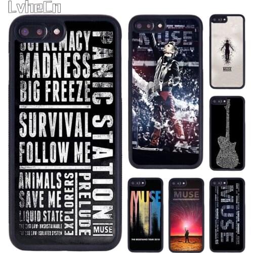 LvheCn Muse Band Lyrics Music Songs Phone Case Cover For iPhone 5 SE 6s 7 8 Plus 11 12 Pro X XR XS Max Samsung galaxy S8 S9 S10