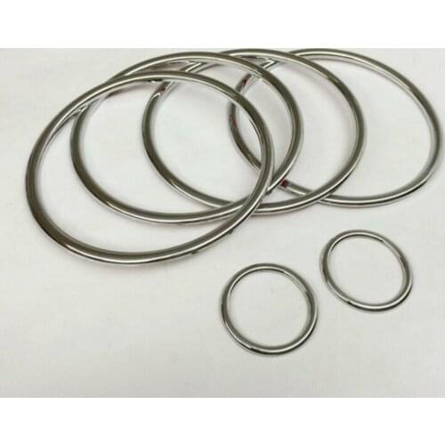 Fit For Ford Kuga Escape 2013 2014 6x Car Chrome Audio Speaker Stereo Decorative Ring Cover Loop Sticker trim