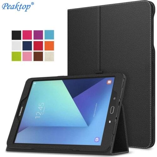 For Galaxy Tab S3 9.7'', Slim Folding Cover Case for Samsung Galaxy Tab S3 9.7 Inch SM-T820 / T825 2017 Version Tablet