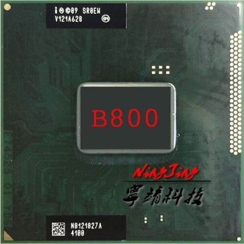 Intel Celeron B800 SR0EW 1.5 GHz Dual-Core Dual-Thread CPU Processor 2M 35W Socket G2 / rPGA988B