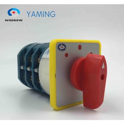 Yaming electric rotary changeover cam switch forward/off/reverse motor control commutateur manuel mains switch LW5D-40 5.5N/3