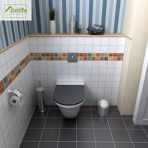 Funlife® Vintage Colored Eco-Friendly PVC Wall Stickers Kitchen Home Decor Self-Adhesive Wall Border Waterproof Tile Stickers