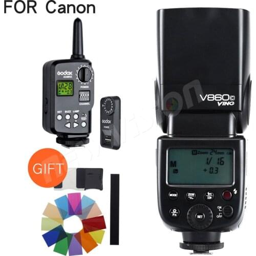 Godox Ving V860C TTL Li-ion Camera Flash Speedlite with Godox FT-16S Wireless Power Control Flash Trigger Receiver for Canon