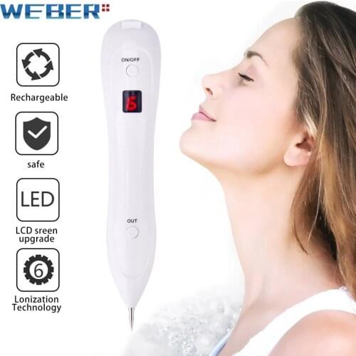 Skin Care Laser Plasma Pen Machine Face Skin Dark Spot Remover Mole Tattoo Removal LCD Sweep Tag Removing Salon Beauty Tool