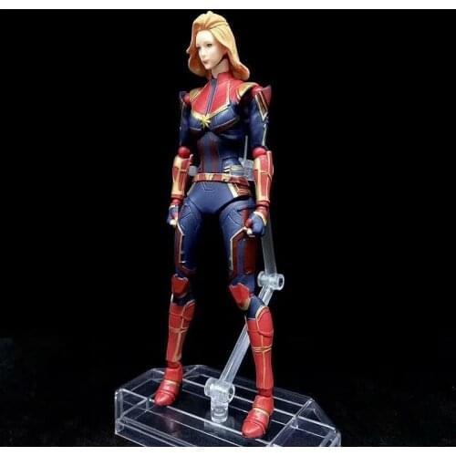 Marvel Avengers End Game Captain Marvel PVC Articulated Action Figure Model Toys