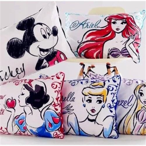 62X42 Disney Mickey Minnie Pillowcases Home Textile children Adult Couple Pillow Cover Decorative Pillows Case Living Room gift