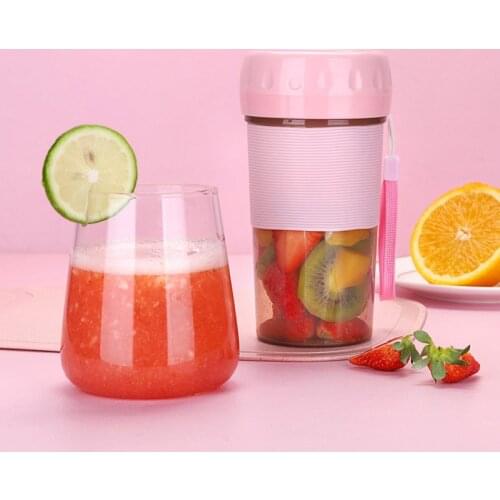 New 300ML Portable Electric Juicing Cup Smoothie Machine Mixer Mini Juice Maker Cup USB Rechargeable Bottle Food Processor