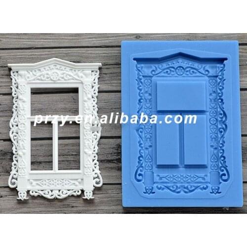 Silicone Mold Window Crafts Decorating Cake Candy Making Fondant Silicone Mold Silica Gel Moulds Silicone Rubber PRZY 001