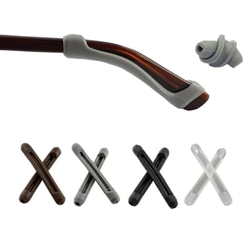 Silicone Glasses Accessories Anti-slip Sets Of Hypoallergenic Foot Covers For Myopia Glasses Sunglasses Reading Glasses