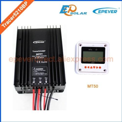 Solar power charger MPPT Tracer5210BP Solar panels controller 20A 20amps Battery 24V MT50 remote meter EPEVER/EPsolar