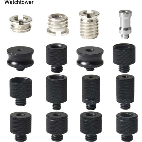 Quick release screw 3/8 to 1/4 inch conversion screw camera accessories use for camera light stand tripod head