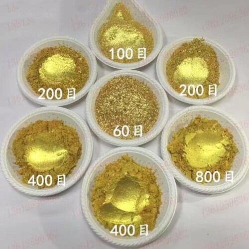 Gold Pearl Pigment Mica Powder Paint for Art Crafts Automotive Cosmetics Eyeshadow Ceramic Powder Coating Epoxy Pigment