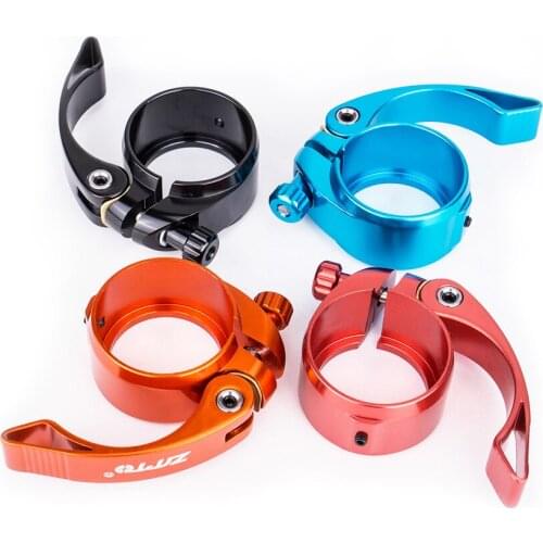 ZTTO Seats Post Clip Folding Bicycle Seatpost Clamp Aluminum Alloy Bike Seats Tube Clamp Folding Cycling Accessories