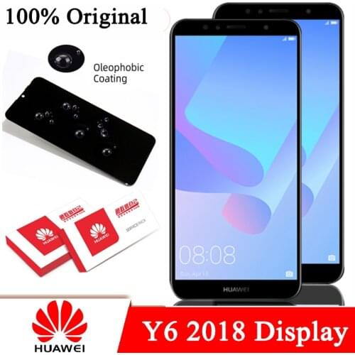 100% Original LCD + Frame for Huawei Y6 2018 Display Touch Screen Digitizer Y6 Prime 2018 ATU-LX1 / ATU-L21 ATU-L31 Repair Parts