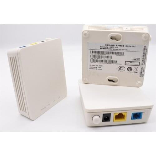 20pcs Gpon/Epon Used Onu Ont FTTH Second Hand HG8310m HG8010H 1GE without power Free Shipping