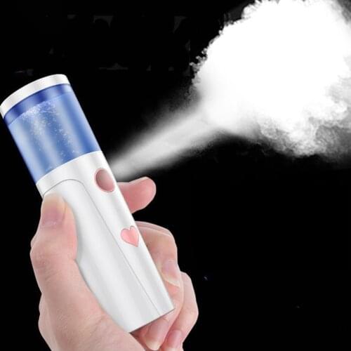 30ml Mini Portable Face Spray Nano Mist Sprayer Face Nebulizer Steamer Moisturizing USB Beauty Instruments Skin Care Tools