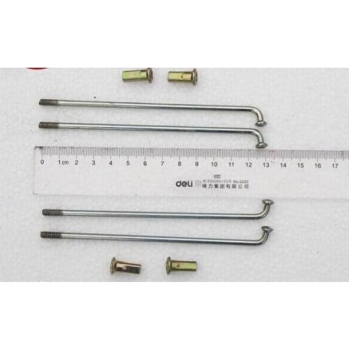 STARPAD For Cabbage SUVs total length of 15-inch steel drum brake 128mm diameter bold rectangular wire spokes 3.0mm, 30PCS / LOT