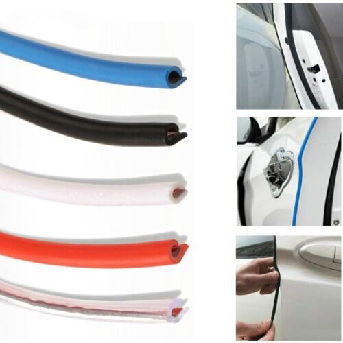 5M U Type Universal Car Door Edge Guards Trim Styling Moulding Protection strip Scratch Protector For Car Vehicle Accessories