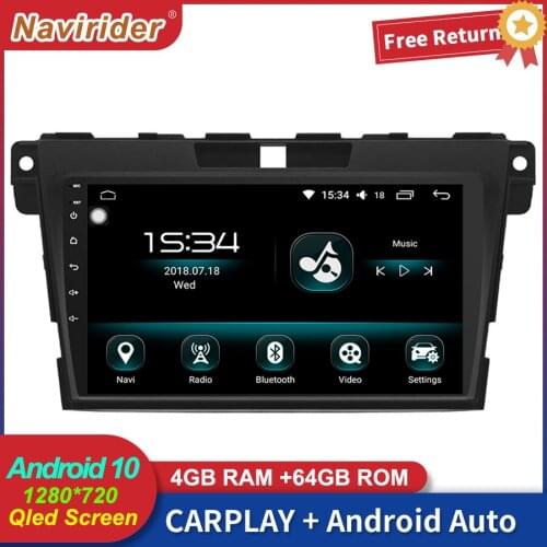 2Din Car Stereo with Screen CX7 Android 10 Multimedia For MAZDA CX-7 2014 GPS Car Radio Video Player Carplay Head Unit