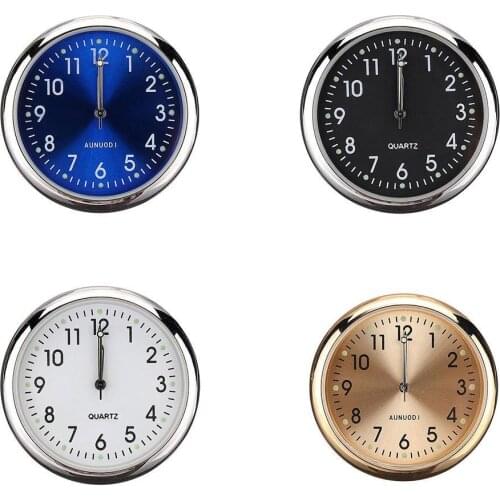 Mini Quartz Pocket Small Luminous Analog Watch Stick Styling Clip Car Clock For Car On Clock Boat Interior Bike Watch Air