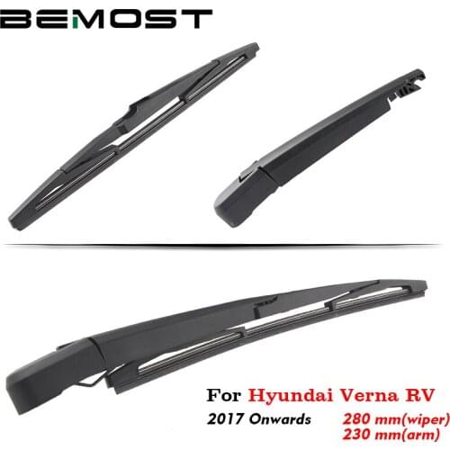 BEMOST Car Rear Windshield Wiper Arm Blades Brushes For Hyundai Verna RV 2017 Onwards Back Windscreen Auto Styling Accessories