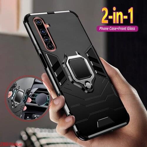 Case For OPPO Realme X50 X3 SuperZoom X2 XT X X7 7 6s 6 5 Pro 7i 6i 5i 3 Q2 C2 C3 C11 C12 C15 C17 Magnetic Bracket Phone Cover