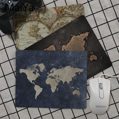 Maiya World Map Keyboard Gaming MousePads Rubber PC Computer Gaming mouse pad