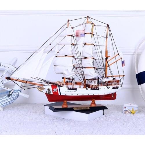 LUCKK New Hot Sale 3D Wooden Assembly Wooden Sailing 68cm*15cm*50cm Boats Sailing Model for Home Decor Kinderen Toys Gifts