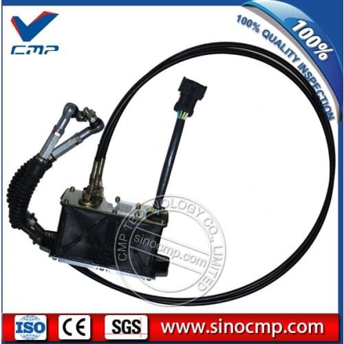 Square accelerator throttle motor 120-0002 with double cable for E312B 312B excavator cable as-governor control, 6 pin