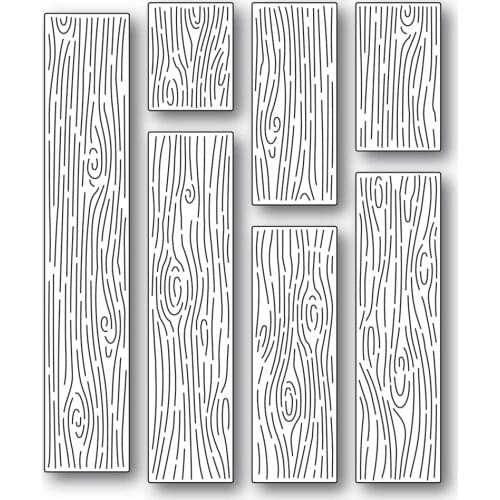 Wood Grain Set Metal cutting dies cut die mold Scrapbook decor paper craft knife mould blade punch stencils dies