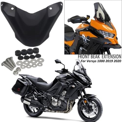 New Motorcycle Front Beak Fairing Extension Wheel Extender Cover For Kawasaki Versys 1000 2019 2020 VERSYS1000