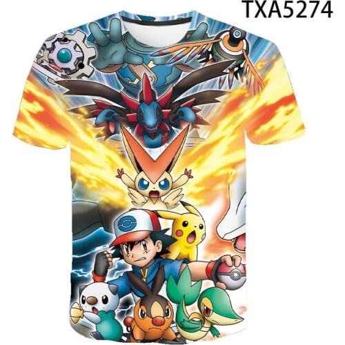 2020 New Summer Fashion Boy Girl Kids Cartoon Anime 3D Print T-Shirt Men Women Children Cotton Cool Streetwear Tee Tops