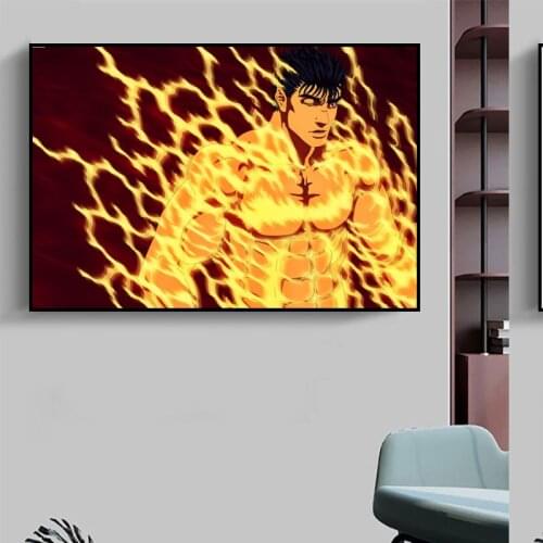 New Arrival Custom BERSERK Poster Home Decoration Fashion Silk Fabric Wall Poster 27X40cm30X45cm