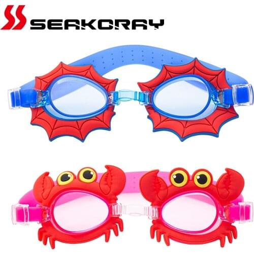 Swimming Goggles Swimming Glasses Children Glasses Cartoon Waterproof Silicone Swimsuit Diving Eyewear